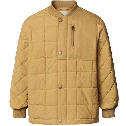 Molo Harold Quilted Jacket Suede 104cm  Gul  104 cm  Drenge, Piger
