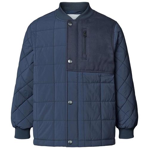 Molo Harold Quilted Jacket Mood Blue 110 cm  Marineblå  110 cm  Drenge, Piger