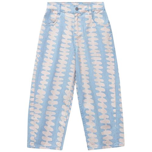 Wynken Square Pocket Jeans Soft Pink Stripe 3 Y  Blå  3 år  Drenge, Piger