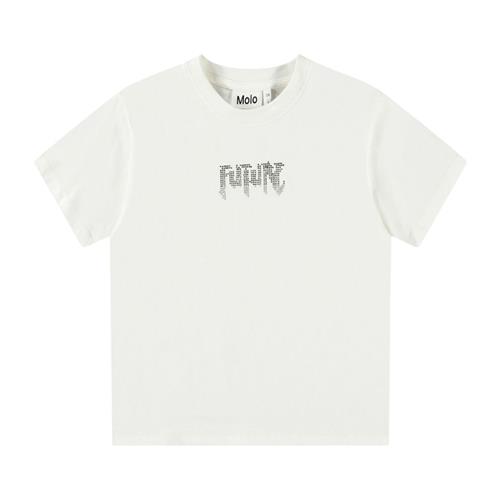 Molo Rodney T-Shirt White 98 cm  Hvid  98 cm  Drenge, Piger