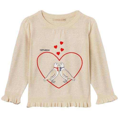 Fliink Magic Dove Pullover SANDSHELL 12 months  Creme  12 måneder  Drenge, Piger