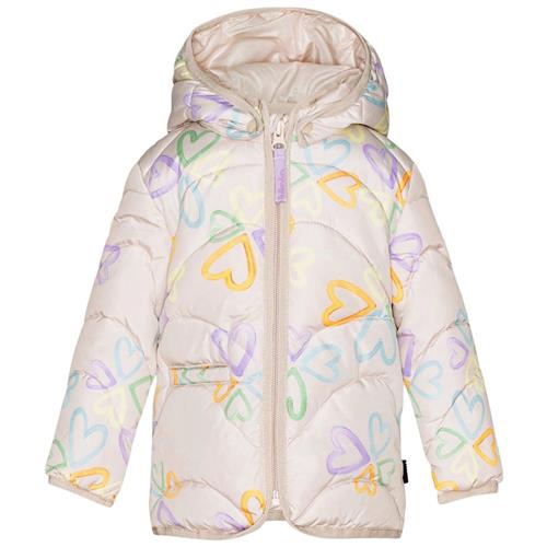Molo Harmony Vinterjakke Multi Love 86 cm  Beige  86 cm  Piger
