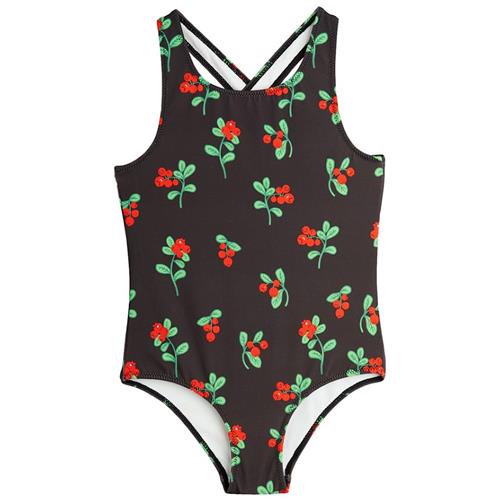 Mini Rodini Lingonberries Aop Badedragt Brown 80/86 cm  Brun  80/86 cm  Drenge, Piger