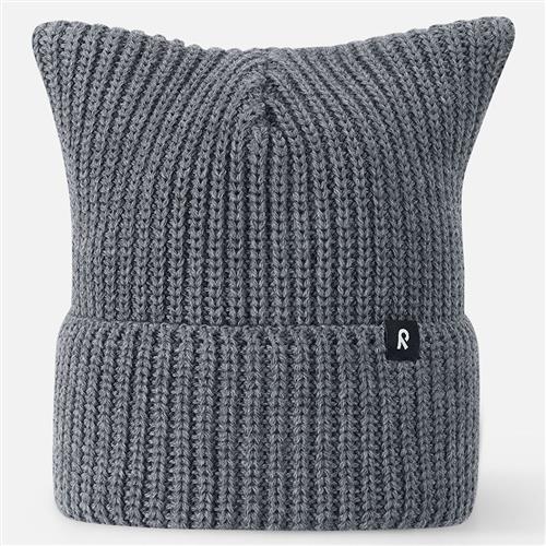 Reima Kuulee Strikket Hue Gråmeleret 48/50 cm  Grå  48/50 cm  Drenge, Piger