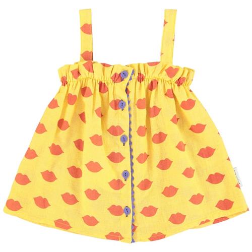 Piupiuchick Mønstret Tanktop Gul 6 Y  Gul  6 år  Piger