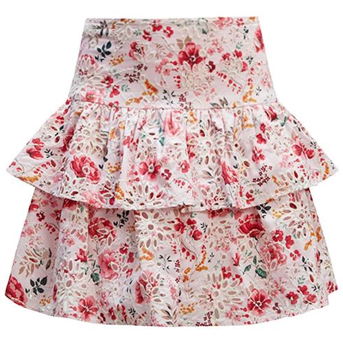 Bardot Junior Amelia Blomstret Nederdel Blush 6 Y  Lyserød  6 år  Piger