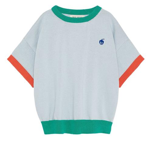 True Artist L'orangerie Strikket T-shirt Light Blue 12-13 Y  Blå  12-13 år  Drenge, Piger