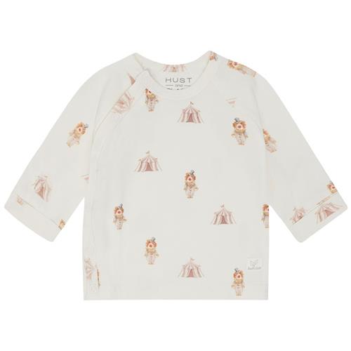 Hust&Claire Adel Langærmet T-shirt Snow White 68 cm  Hvid  68 cm  Drenge, Piger