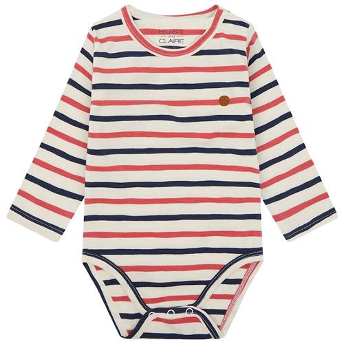 Hust&Claire Billy Baby Body Cranberry 62 cm  Blå  62 cm  Drenge
