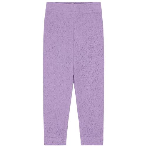 Hust&Claire Lisa Leggings Bellflower 62 cm  Lilla  62 cm  Piger