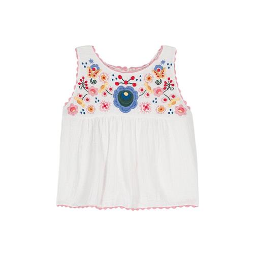 Louise Misha Solenia Bluse White 6 Y  Hvid  6 år  Piger