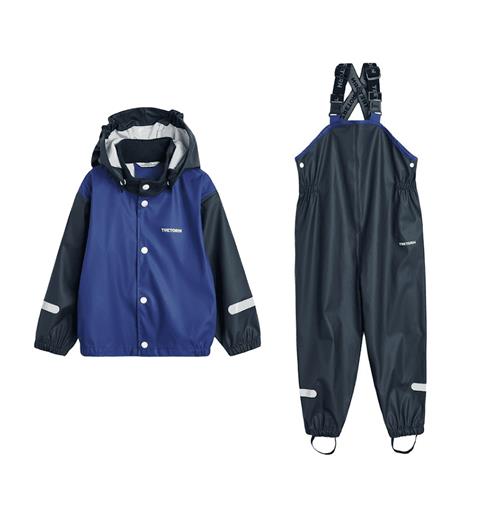 Tretorn Regnfrakke-sæt Ultra Blue  Ultra Blue-110/116 cm  Blå  110/116 cm  Drenge, Piger