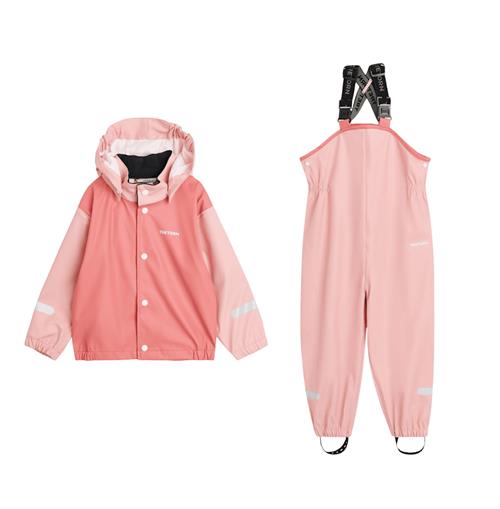 Tretorn Regnfrakke-sæt Light  Rose  Light  Rose-98/104 cm Rain Lyserød  98/104 cm  Piger