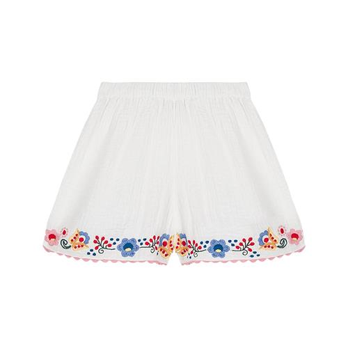 Louise Misha Vally Shorts White 7 Y  Hvid  7 år  Piger