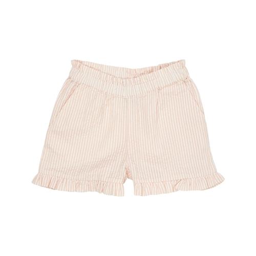 Copenhagen Colors Seersucker-shorts Dusty Rose Cream Stripe Dusty Rose Cream Stripe 128 cm  Lyserød  128 cm  Piger