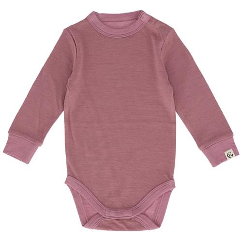 Gullkorn Gullull Uld Baby Body Berry Purple 62 cm  Lilla  62 cm  Drenge, Piger