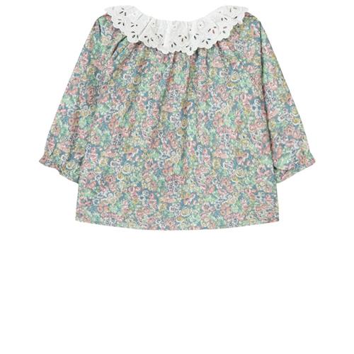 Tartine et Chocolat Blomstret Bluse Multifarvet 9 Months  Grå  9 måneder  Piger