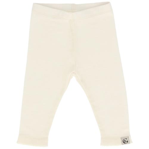 Gullkorn Vakke uld babypant varm hvid 74 cm  Hvid  74 cm  Drenge, Piger