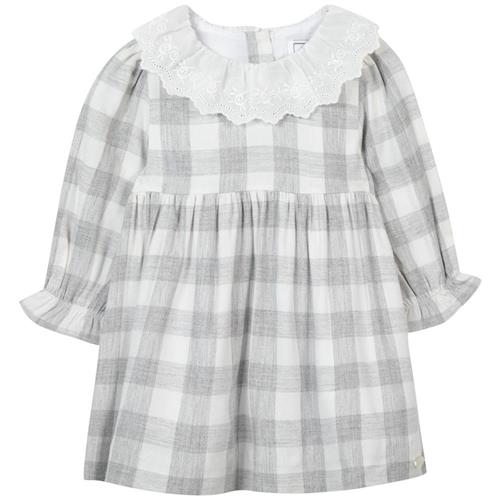 Tartine et Chocolat Gingham Kjole Grå 3 Y  Grå  3 år  Piger
