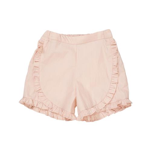 Copenhagen Colors Shorts I Poplin Med Frynser Dusty Rose 98 cm  Lyserød  98 cm  Piger