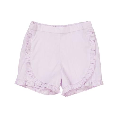 Copenhagen Colors Shorts I Poplin Med Frynser Lavender 110 cm  Lilla  110 cm  Piger