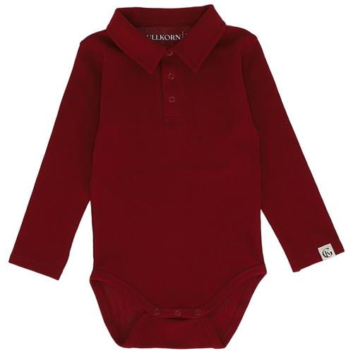 Gullkorn Sebastian Bodysuit dyb rød Deep Red-56 cm  Rød  56 cm  Drenge, Piger