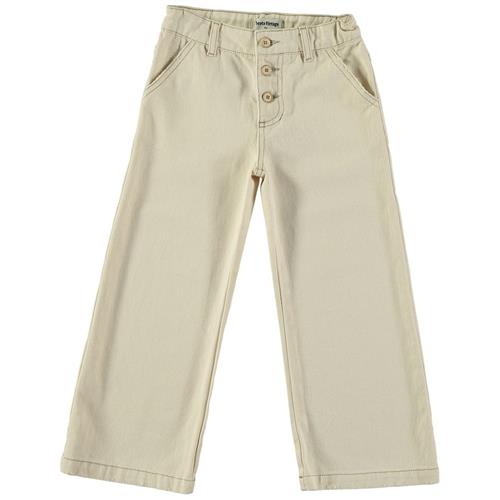 Tocoto Vintage Vintage Palazzo Bukser Naturhvide 3 Y  Creme  3 år  Piger