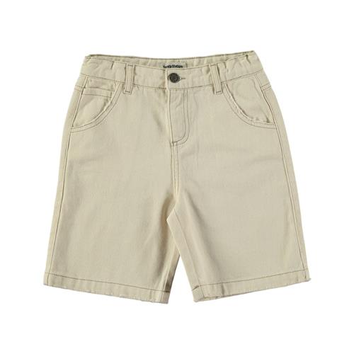Tocoto Vintage Denimshorts Naturhvid 3 Y  Creme  3 år  Drenge, Piger