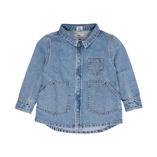 Copenhagen Colors Denim-jakke Light Blue Indigo Washed 116 cm  Blå  116 cm  Drenge, Piger