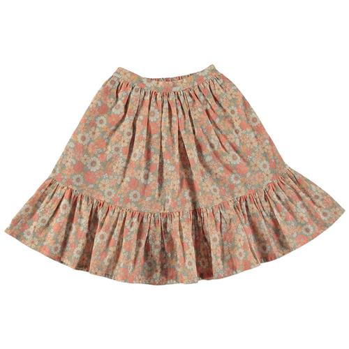 Tocoto Vintage Blomstret Lang Nederdel Lyserød 4 Y  Lyserød  4 år  Piger