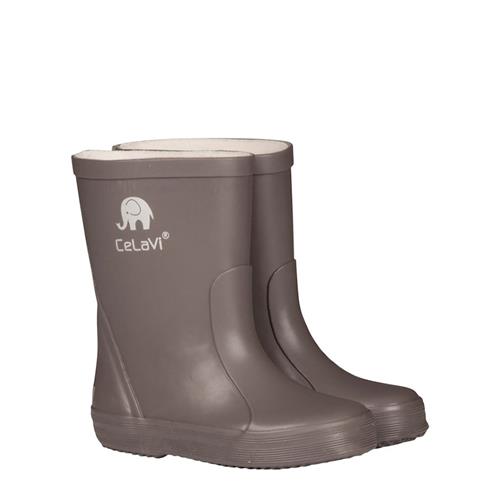 Celavi Basic Gummistøvler Solid Grey 27 EU  Grå  27 EU  Drenge, Piger