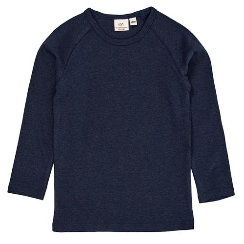 Copenhagen Colors Langærmet T-shirt Marineblå Melange 68 cm  Marineblå  68 cm  Drenge, Piger