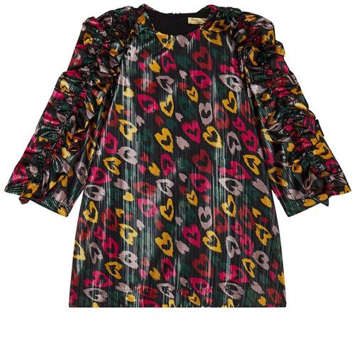 Stella McCartney Kids Hjertemønstret Kjole Sort 8 Y  Sort  8 år  Piger