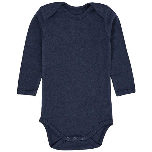 Copenhagen Colors Babybody Marineblå Melange 68 cm  Marineblå  68 cm  Drenge, Piger