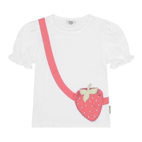 Hust&Claire Alma T-shirt White 92 cm  Hvid  92 cm  Piger