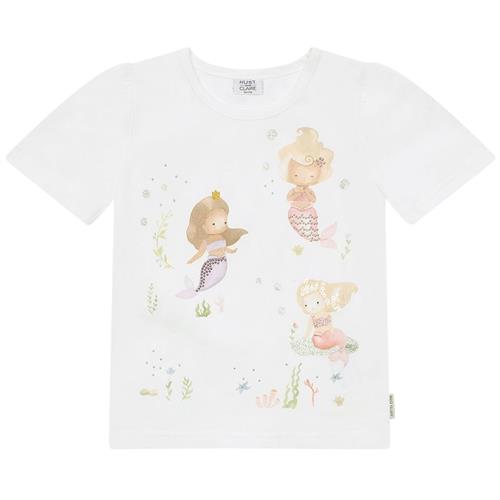 Hust&Claire Alma T-shirt White 86 cm  Hvid  86 cm  Piger