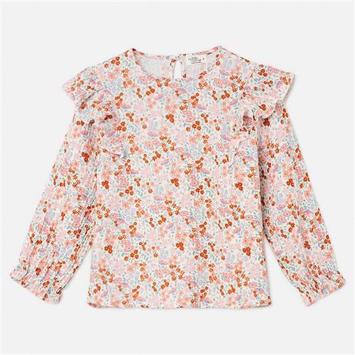 My Little Cozmo Sweet Floral Bluse Unique 3 Y  Creme  3 år  Piger