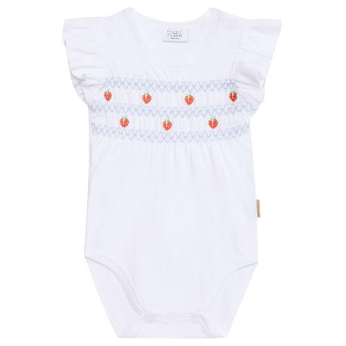 Hust&Claire Britt Baby Body White 80 cm  Hvid  80 cm  Piger