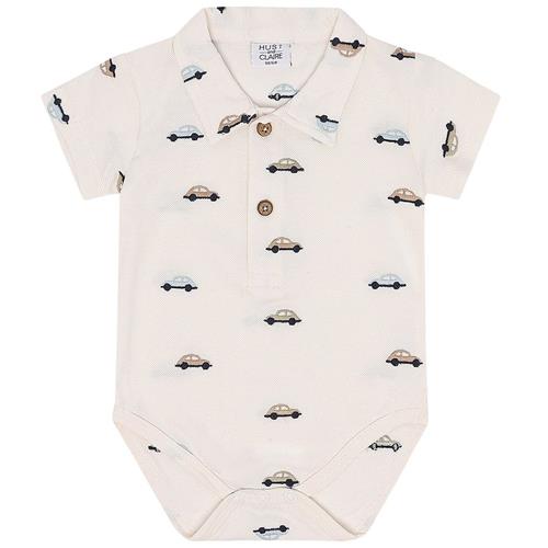 Hust&Claire Billy Baby Body Snow White 86 cm  Hvid  86 cm  Drenge