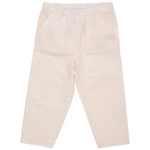 Copenhagen Colors Stribede Bukser Dusty Rose Dusty Rose Cream Stripe 92 cm  Lyserød  92 cm  Piger