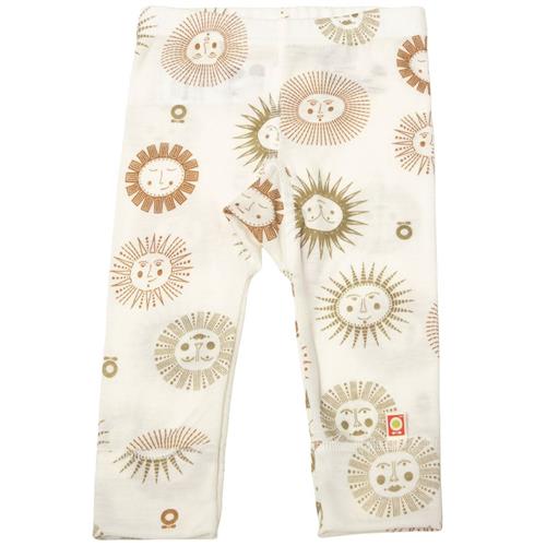 Katvig Mønstrete Baby-leggings Naturhvid 74 cm  Creme  74 cm  Drenge, Piger
