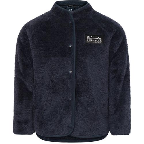 Didriksons Mylla Kids Fleecejakke Med Knapper Navy 130 cm  Blå  130 cm  Drenge, Piger