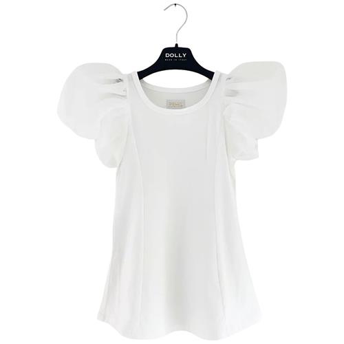 DOLLY by Le Petit Tom Organza Kjole White 1-3 Y  Hvid  1-3 år  Piger