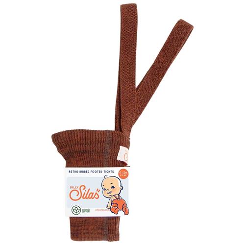 Silly Silas GOTS Strømpebukser Spicy Chai  2-3 Y  Orange.  2-3 år  Drenge, Piger