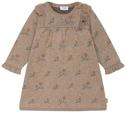 Hust&Claire Dona Kjole Sand Melange 68 cm  Beige  68 cm  Piger