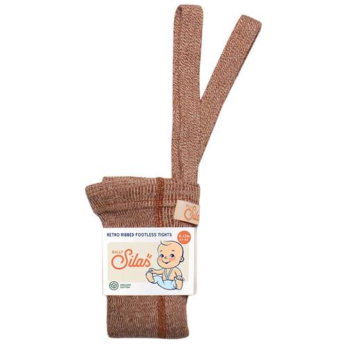 Silly Silas GOTS Fodløse Strømpebukser Salted Caramel  2-3 Y  Brun  2-3 år  Drenge, Piger
