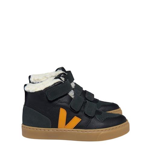 Veja Small V-10 Mid Forede Sneakere Black Ouro Graphite 24 EU  Sort  24 EU  Drenge, Piger