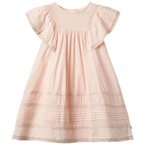 Wheat Minna Pinafore-kjole Powder 110 cm  Lyserød  110 cm  Piger