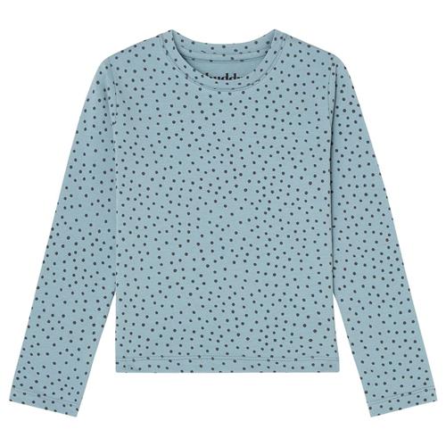 Buddy & Hope GOTS Tia Langærmet T-shirt Blue Dots 110/116 cm  Blå Prikker 110/116 cm  Drenge, Piger