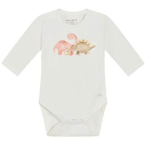 Hust&Claire GOTS Bebe Babybody Dusty Rose 74 cm  Creme  74 cm  Piger